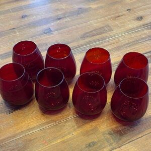 Mikasa Red Wine Glass Set